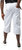 Men's Belted 18" Long Cargo Shorts With Draw Cord