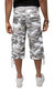 Men's Belted 18" Long Cargo Shorts With Draw Cord