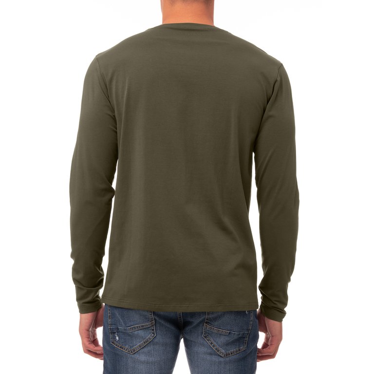 Men's Classic Long Sleeve Crewneck T-shirt