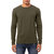 Men's Classic Long Sleeve Crewneck T-shirt - Army Green