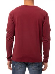 Men's Classic Long Sleeve V-Neck T-Shirt