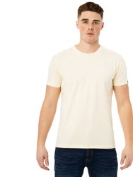Men's Crew Neck T-Shirt - Buttercream