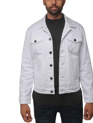 Men's Denim Jacket - White