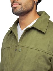 Men's Faux Suede Jacket