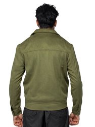 Men's Faux Suede Jacket