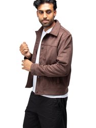 Men's Faux Suede Jacket