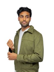 Men's Faux Suede Jacket