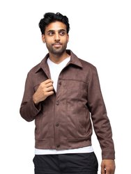 Men's Faux Suede Jacket