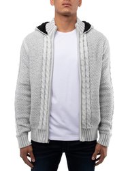 Men's Full-zip Knit Sweater Jacket