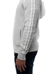 Men's Full-zip Knit Sweater Jacket