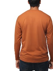 Men's Long Sleeve Henley Shirt