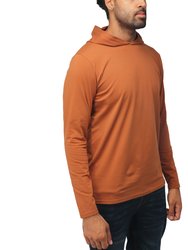 Men's Long Sleeve Hooded Shirt