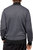 Men's Quarter Zip Pullover Top With Contrast Shoulder Piecing
