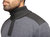 Men's Quarter Zip Pullover Top With Contrast Shoulder Piecing