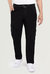 Men's Regular Fit Straight Leg Cargo Pants - Black