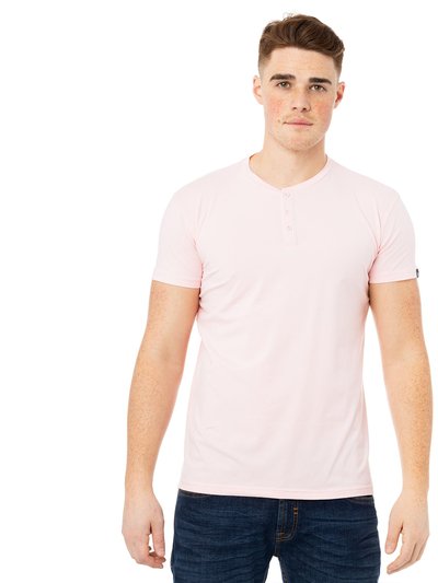 X RAY Men's Short Sleeves Henley T-Shirt product