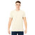 Men's Short Sleeves Henley T-shirt - Buttercream