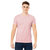 Men's Short Sleeves Henley T-shirt - Dusty Pink