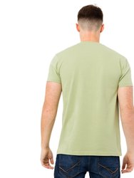 Men's Short Sleeves Henley T-shirt