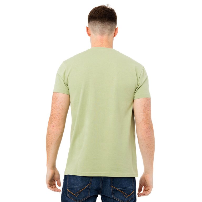 Men's Short Sleeves Henley T-shirt