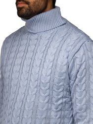 Men's Soft Slim Fit Turtleneck Pullover Sweaters