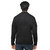 Mock Neck Texture Block Quarter Zip Knitted Sweater