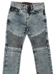 Moto Biker Pants For Boys