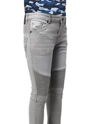 Moto Biker Pants For Boys