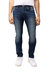 Slim Fit Basic Casual Denim Jeans - Blue - Blue