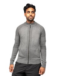 Slim Fit Full-Zip Sweater Jacket - XMW-3747