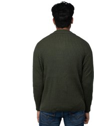 Slim Fit Mock Neck Quarter Zip Pullover Men