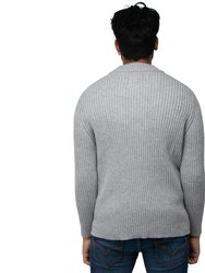 Slim Fit Mock Neck Quarter Zip Pullover Men