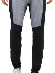 Sport Men's Active Fashion Jogger Sweatpants With Pockets And Elastic Bottom - Black/Camo/Heather Grey - Black/Camo/Heather Grey