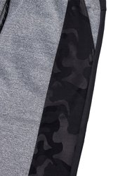 Sport Men's Active Fashion Jogger Sweatpants With Pockets And Elastic Bottom - Black/Camo/Heather Grey