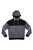 Sport Men's Light Weight Active Hooded Sport Sweater For Gym Workout And Running - Black/White