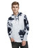 Tie Dye Fleece Hoodie - White/Black