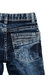 Toddler's Slim Fit Distressed Moto Biker Denim Pants