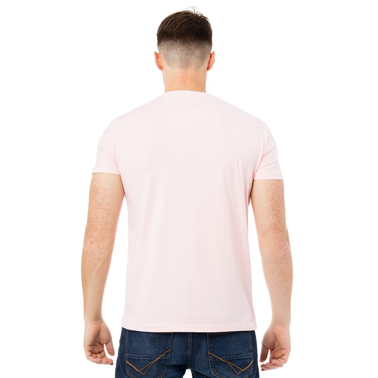 X RAY Men's Basic Henley Neck Short Sleeve T-Shirt