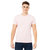 X RAY Men's Basic Henley Neck Short Sleeve T-Shirt - Baby Pink