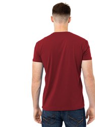 X RAY Men's Basic Henley Neck Short Sleeve T-Shirt