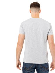 X RAY Men's Basic Henley Neck Short Sleeve T-Shirt