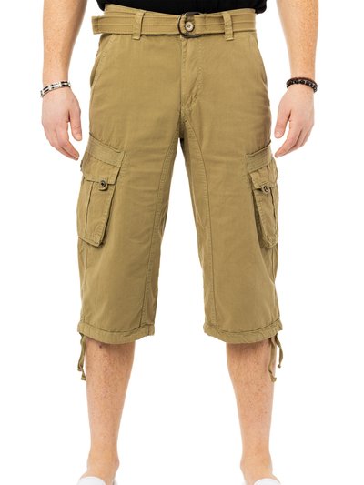 X RAY X RAY Mens Belted 18" Inseam Below Knee Long Cargo Shorts With Draw Cord Big & Tall Available product