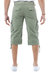 X RAY Mens Belted 18" Inseam Below Knee Long Cargo Shorts With Draw Cord Big & Tall Available