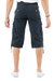 X RAY Mens Belted 18" Inseam Below Knee Long Cargo Shorts With Draw Cord Big & Tall Available