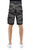 X RAY Men's Belted Twill Tape 12.5" Inseam Knee Length Cargo Shorts