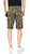 X RAY Men's Belted Twill Tape 12.5" Inseam Knee Length Cargo Shorts