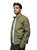 X RAY Men's Faux Suede Jacket Quilted Sleeves With Faux Shearing Lining