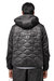 X RAY Men's Soft Shell Full Zip Windbreaker Quilted Jacket With Hood