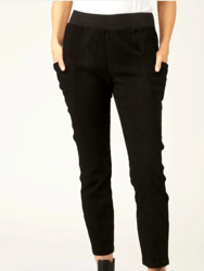 Lansdown Legging Pants - Black Jacquard