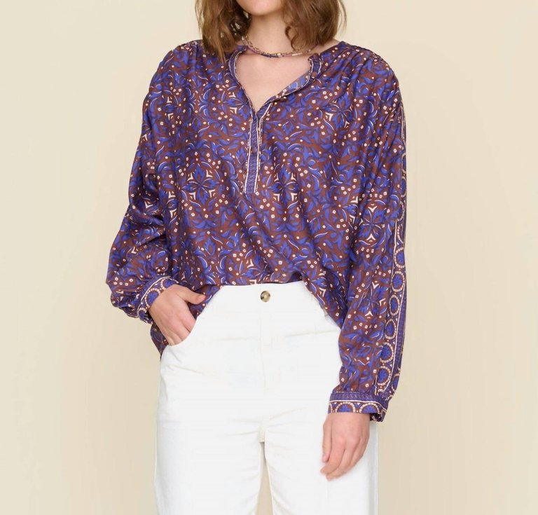 Arden Top - Royal Brown